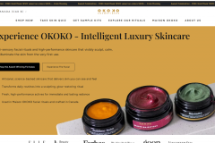 Okoko Cosmetiques – Luxury Shopify eCommerce Development